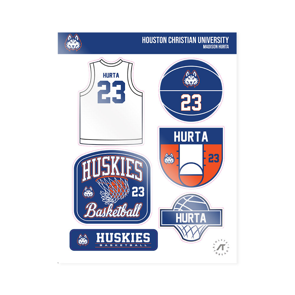 HCU - NCAA Women's Basketball : Madison Hurta - Sticker Sheet-0