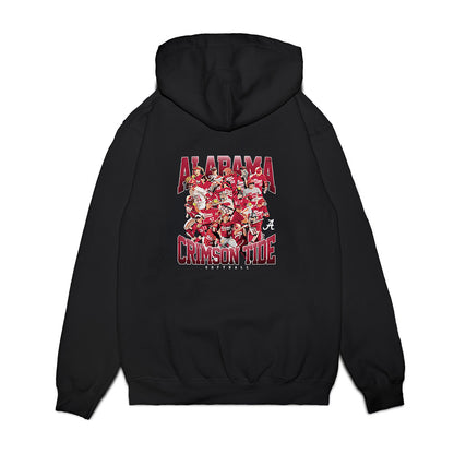 Alabama - NCAA Softball : - Collage Premium Hooded Sweatshirt-1
