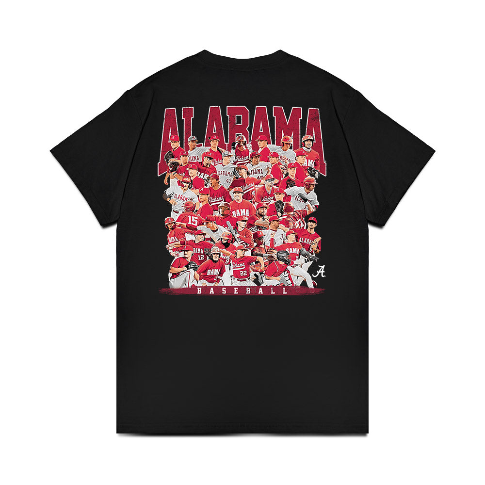 Alabama - NCAA Baseball : Team Collage Comfort Colors T-Shirt-1