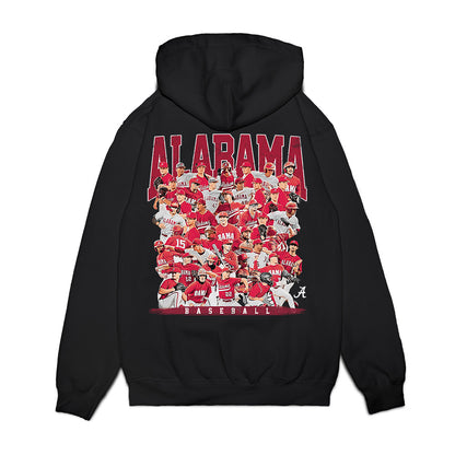 Alabama - NCAA Baseball : Team Collage Premium Hooded Sweatshirt-1