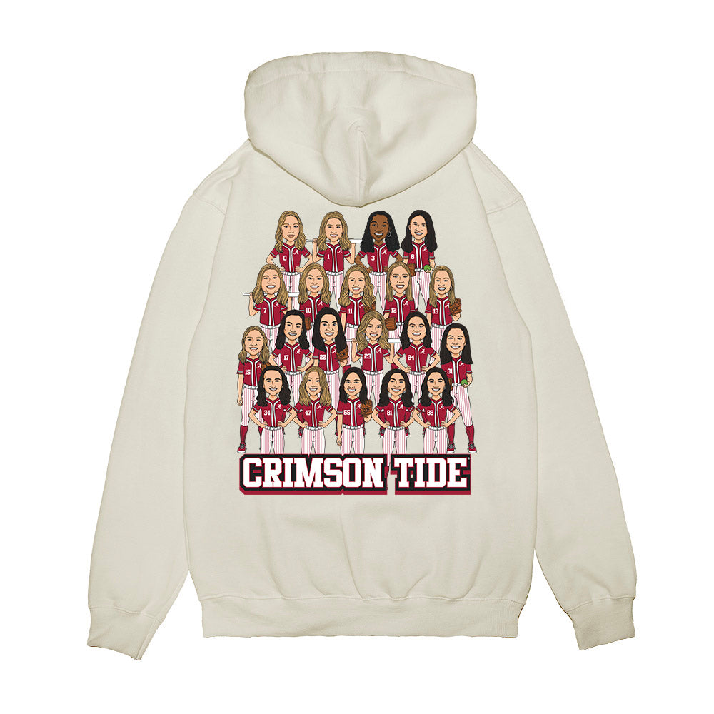 Alabama - NCAA Softball : - Premium Hooded Sweatshirt-1