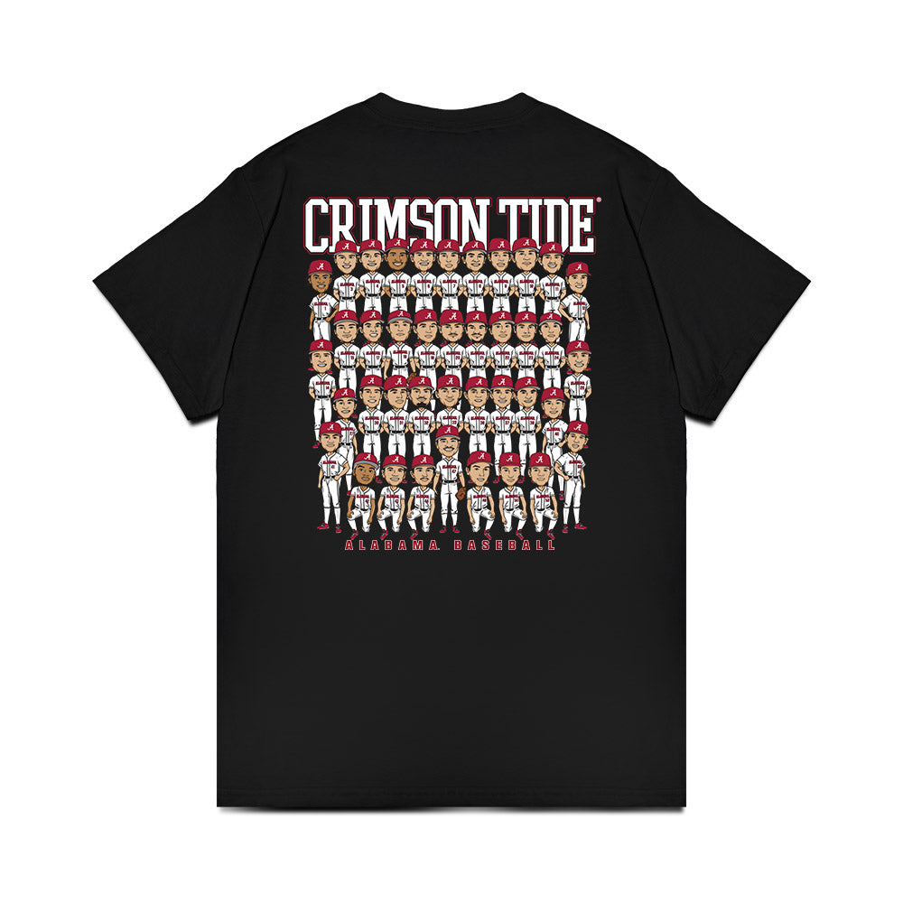 Alabama - NCAA Baseball : Team Caricature Comfort Colors T-Shirt-1