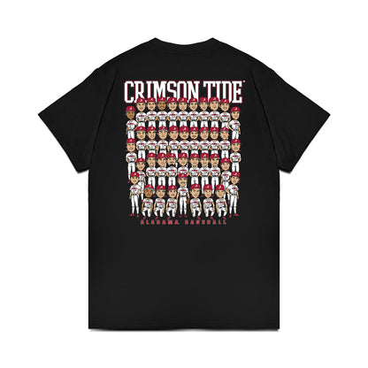 Alabama - NCAA Baseball : Team Caricature Comfort Colors T-Shirt-1