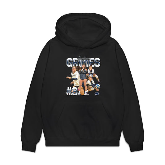 Penn State - NCAA Women's Volleyball : Gillian Grimes - Collage Premium Hooded Sweatshirt-0