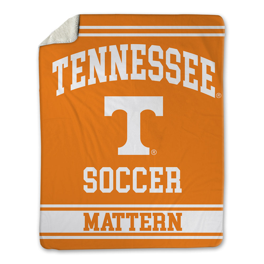 Tennessee - NCAA Women's Soccer : Reese Mattern - Blanket-0