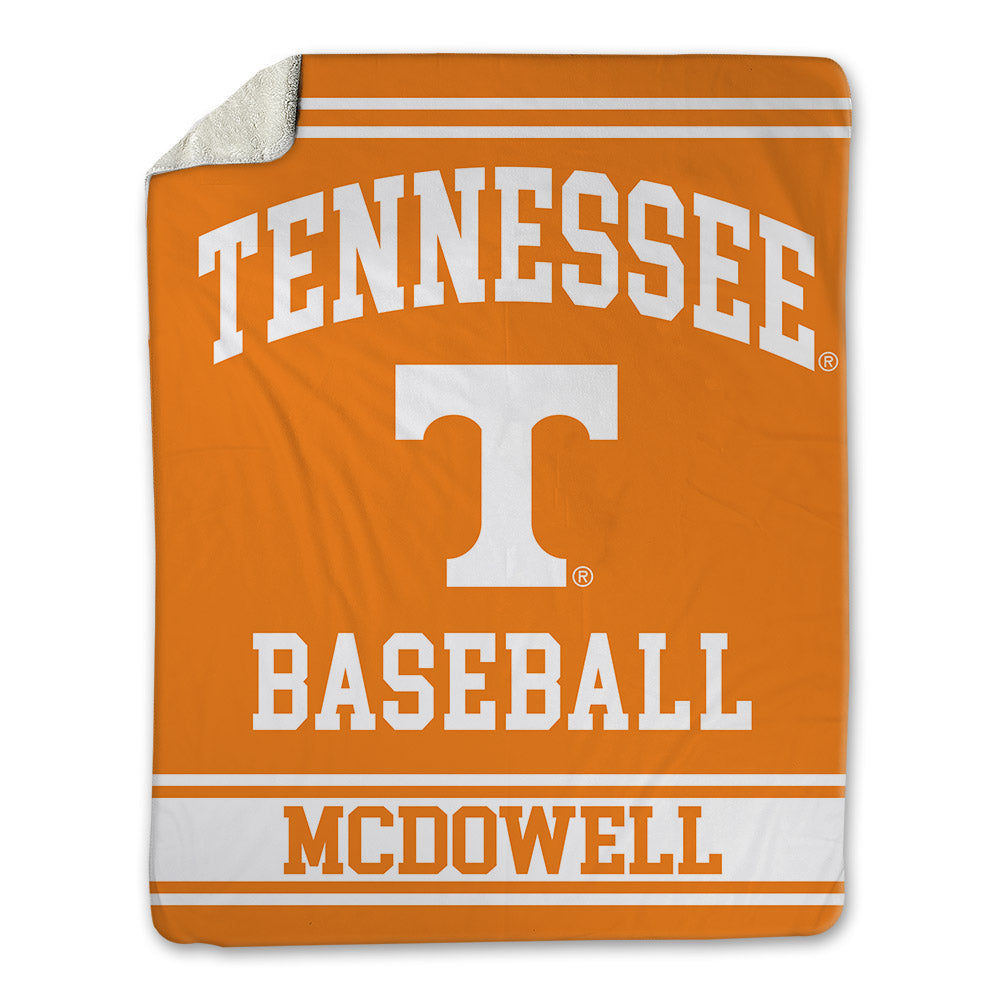 Tennessee - NCAA Baseball : DJ McDowell - Blanket-0