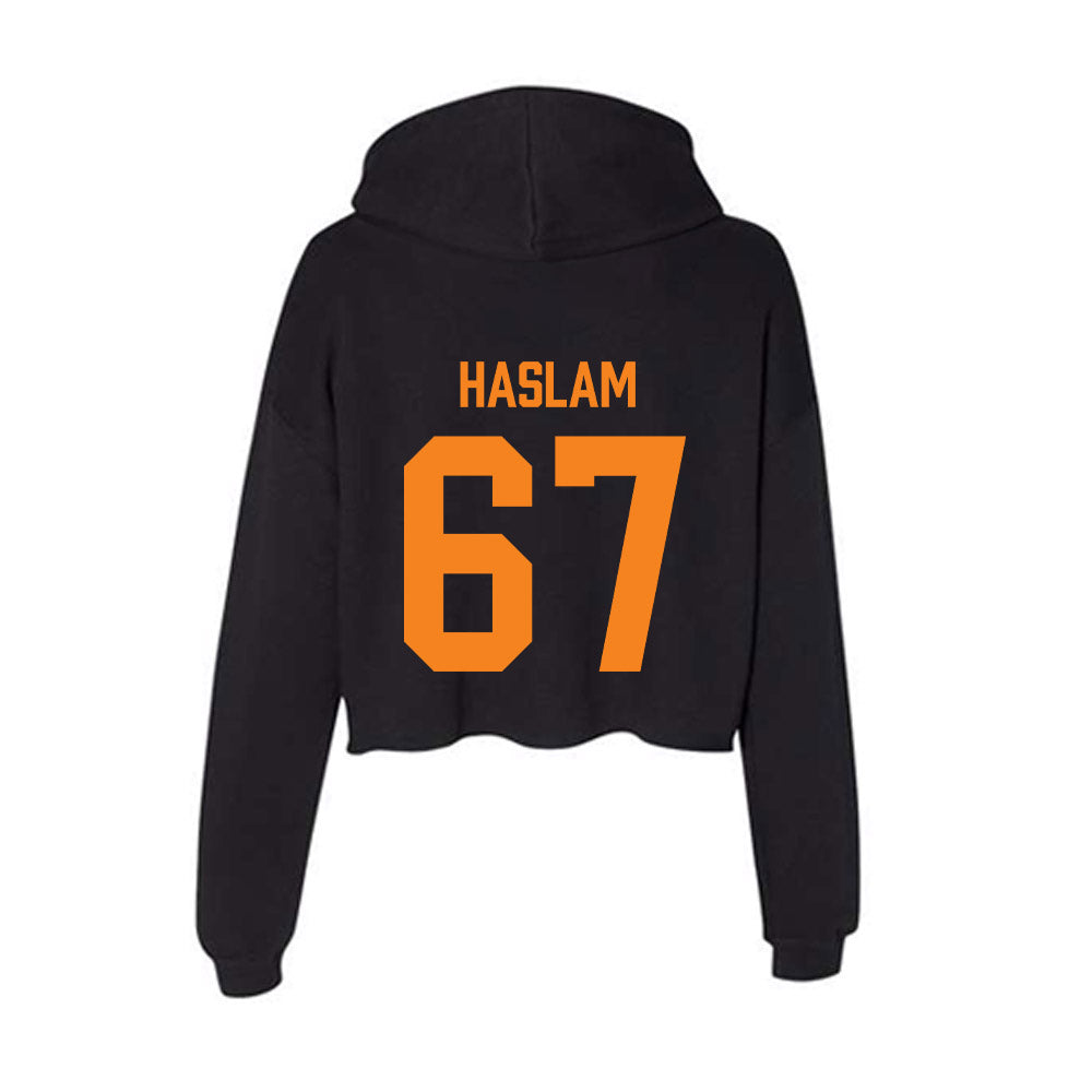 Tennessee - NCAA Football : Donovan Haslam - Women's Crop Fleece Hooded Sweatshirt-1