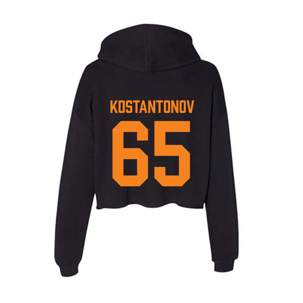 Tennessee - NCAA Football : Michael Kostantonov - Women's Crop Fleece Hoodie-1