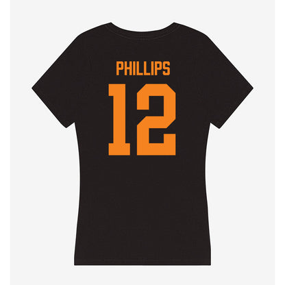 Tennessee - NCAA Men's Basketball : John Phillips - Women's V-Neck T-Shirt-1