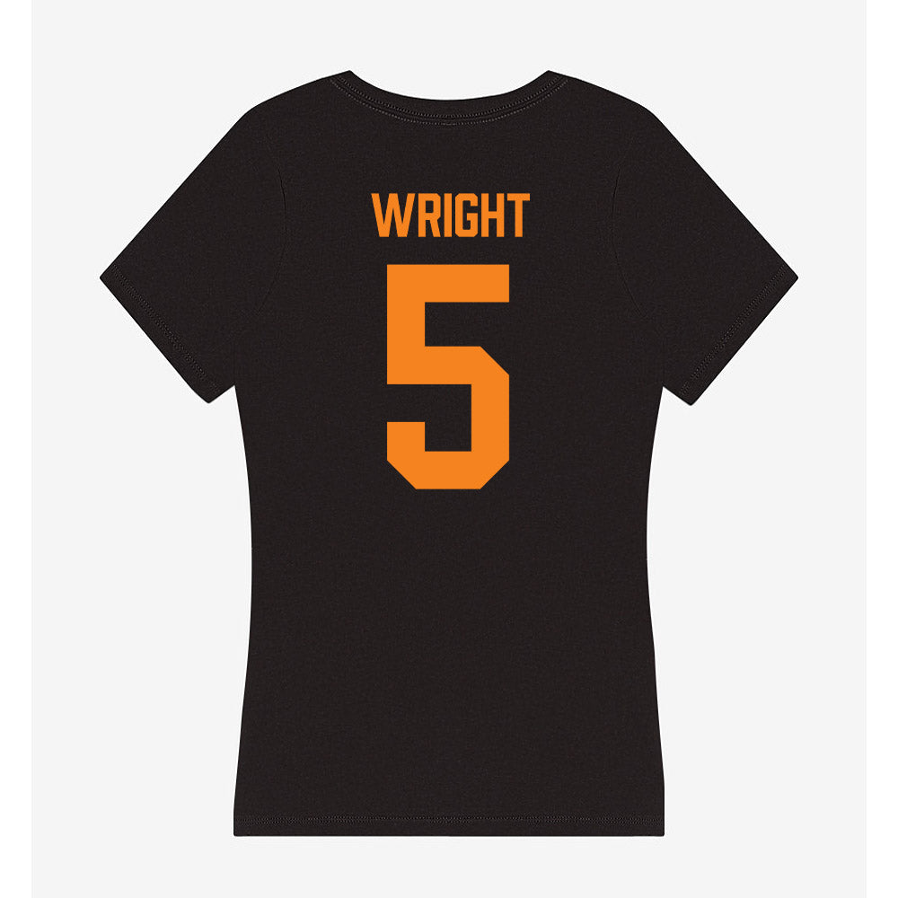 Tennessee - NCAA Baseball : Garrett Wright - Women's V-Neck T-Shirt-1
