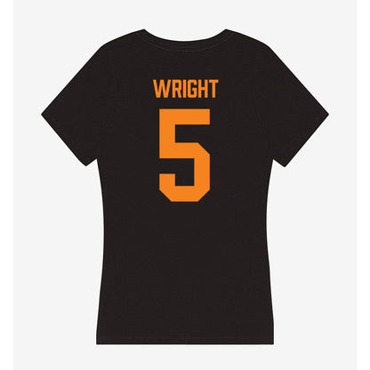 Tennessee - NCAA Baseball : Garrett Wright - Women's V-Neck T-Shirt-1