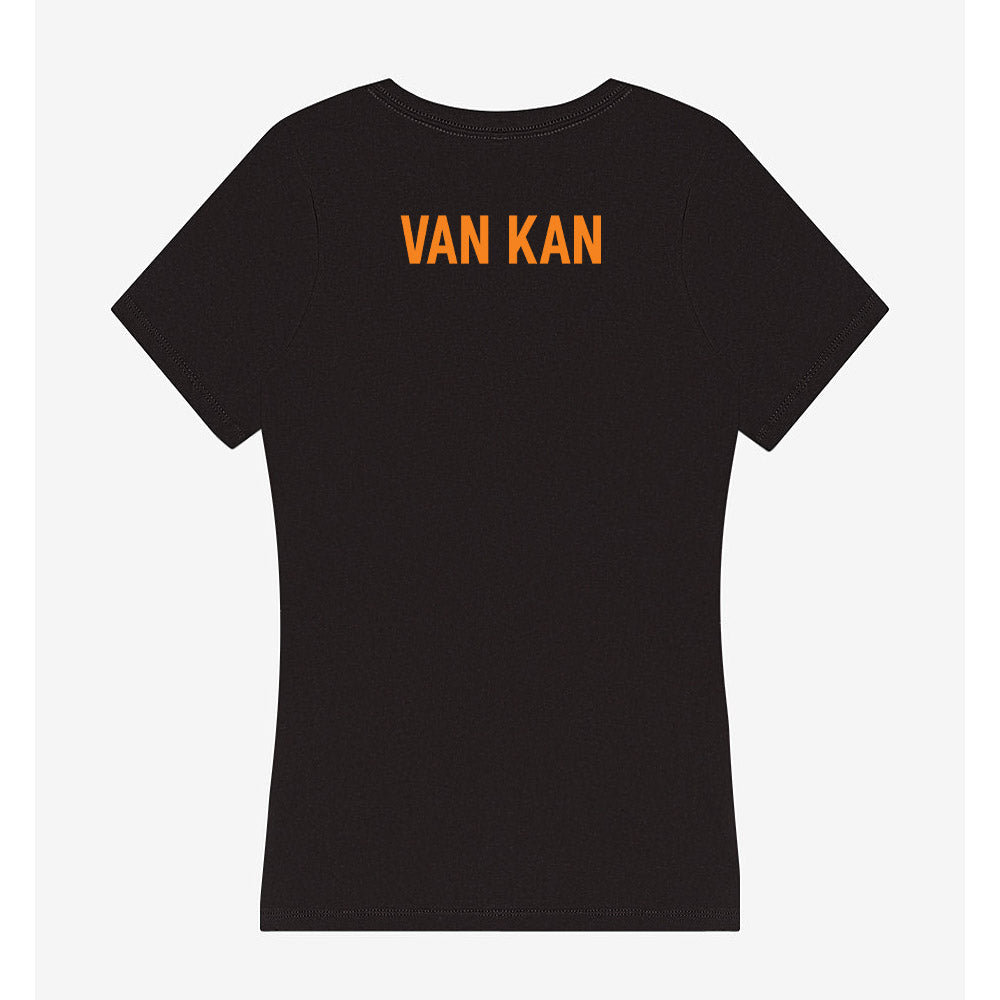 Tennessee - NCAA Women's Golf : Kyra Van Kan - Women's V-Neck T-Shirt-1