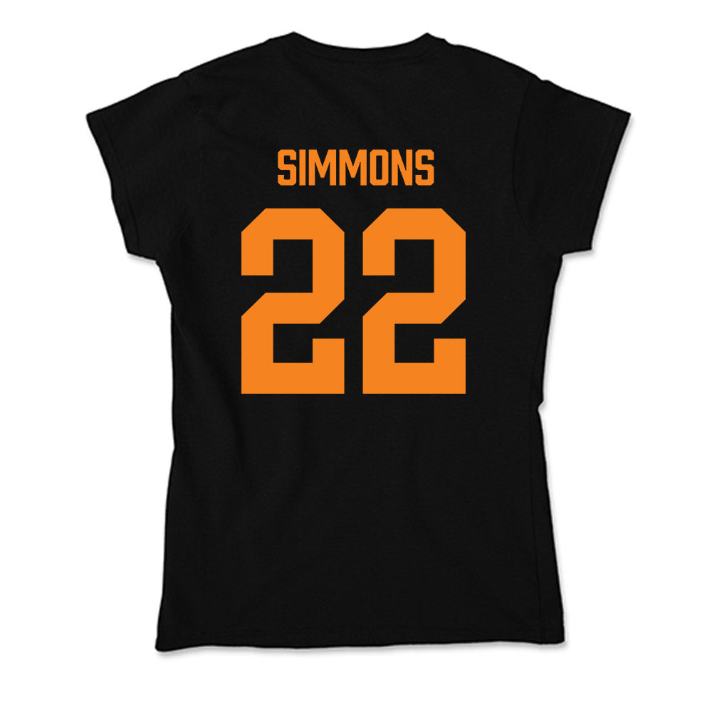 Tennessee - NCAA Women's Soccer : Kylee Simmons - Soft Style Women’s T-Shirt-1