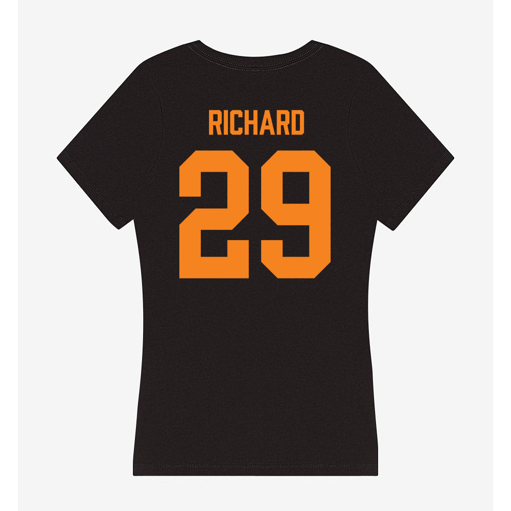 Tennessee - NCAA Football : Jadais Richard - Women's V-Neck T-Shirt-1