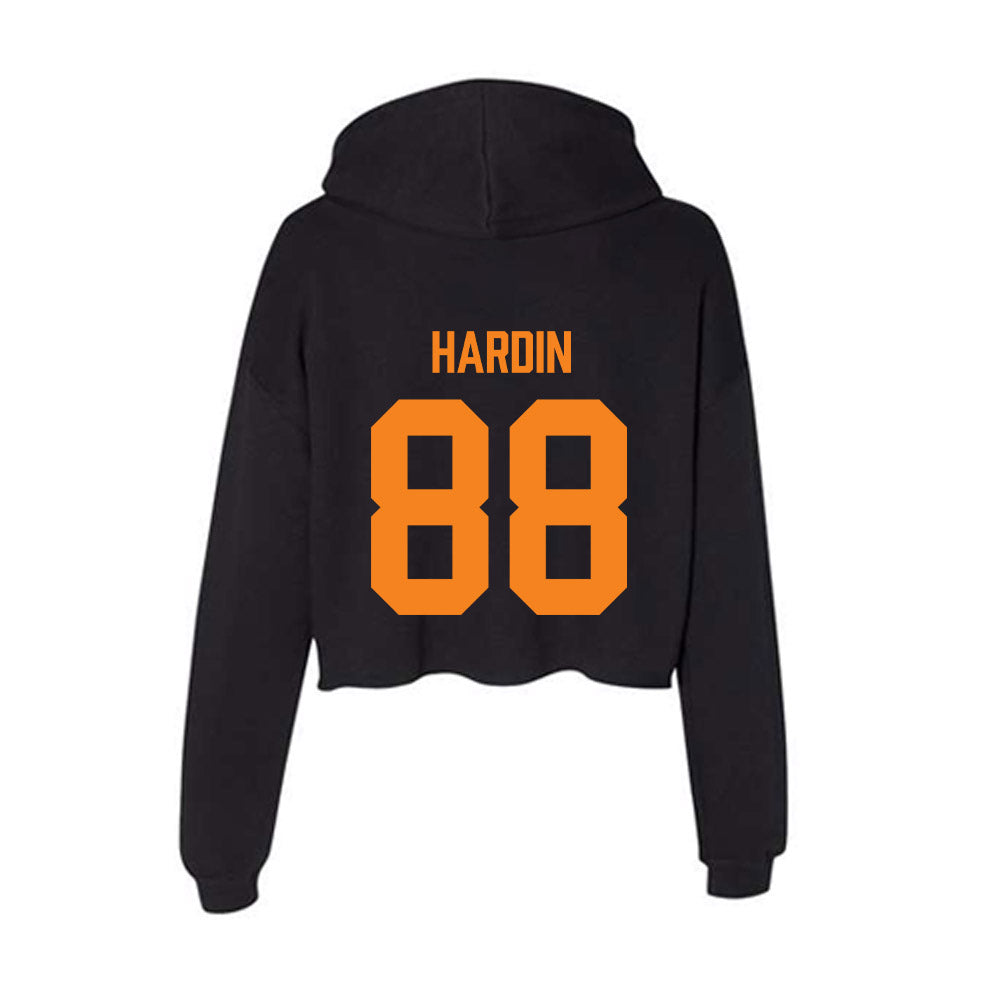 Tennessee - NCAA Football : Deon Hardin - Women's Crop Fleece Hoodie-1