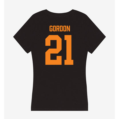Tennessee - NCAA Football : Javin Gordon - Women's V-Neck T-Shirt-1