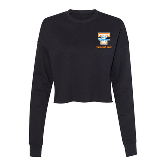 Tennessee - NCAA Women's Swimming & Diving : Jillian Crooks - Women's Cropped Crew Fleece-0