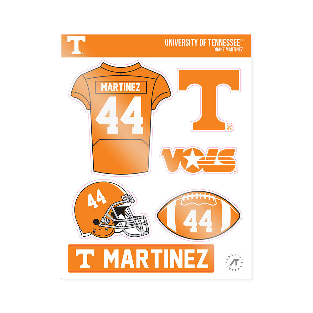 Tennessee - NCAA Football : Drake Martinez - Sticker Sheet-0