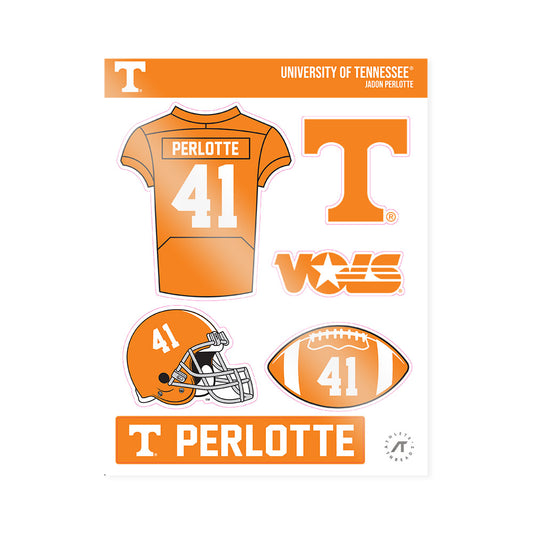 Tennessee - NCAA Football : Jadon Perlotte - Sticker Sheet-0