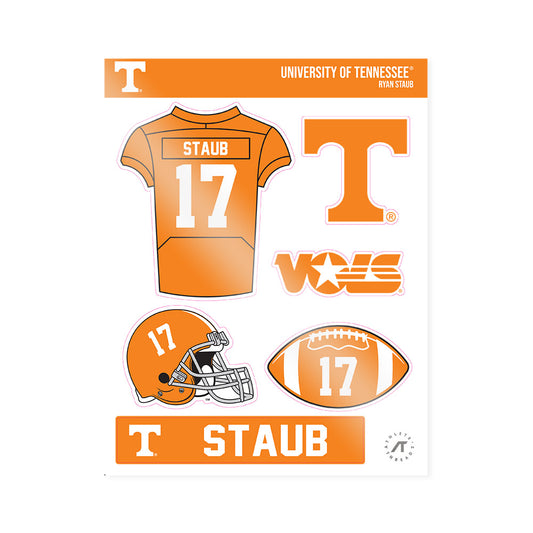 Tennessee - NCAA Football : Ryan Staub - Sticker Sheet-0