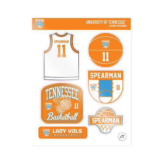 Tennessee - NCAA Women's Basketball : Lazaria Spearman - Sticker Sheet-0