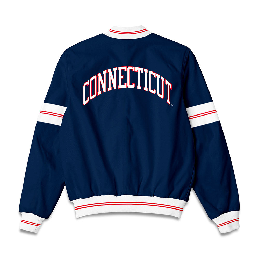 UConn - NCAA Women's Basketball : Kaylee Meza - Bomber Jacket-1