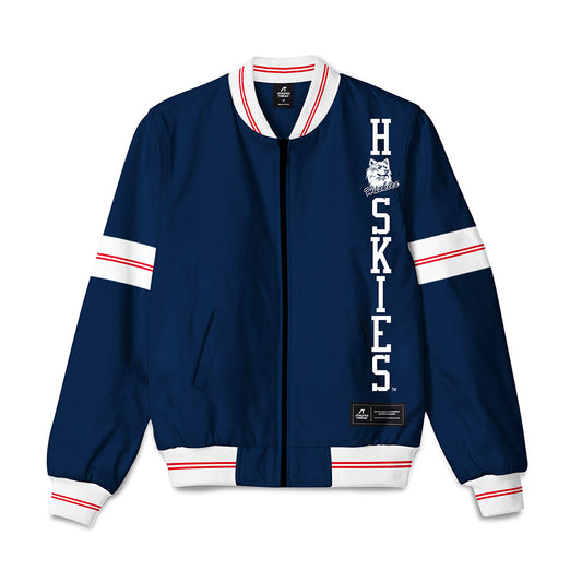 UConn - NCAA Men's Basketball : Silas Demary Jr - Bomber Jacket-0