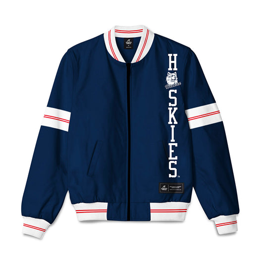 UConn - NCAA Women's Basketball : Kaylee Meza - Bomber Jacket-0