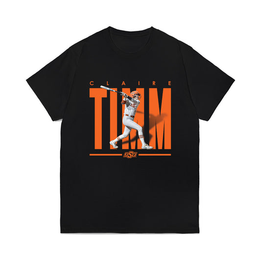 Oklahoma State - NCAA Softball : Claire Timm - Collage Comfort Colors T-Shirt-0