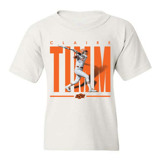 Oklahoma State - NCAA Softball : Claire Timm - Collage Youth T-Shirt-0