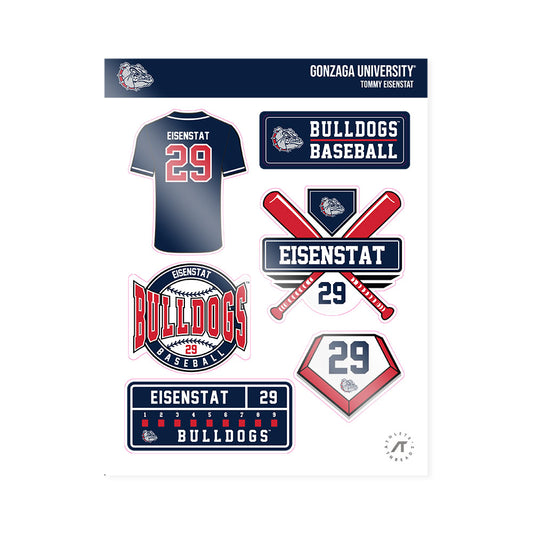 Gonzaga - NCAA Baseball : Tommy Eisenstat - Sticker Sheet-0