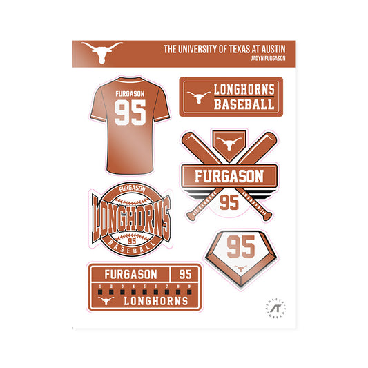 Texas - NCAA Baseball : Jadyn Furgason - Sticker Sheet-0