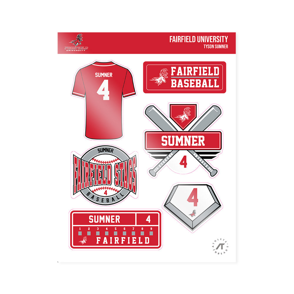 Fairfield - NCAA Baseball : Tyson Sumner - Sticker Sheet-0