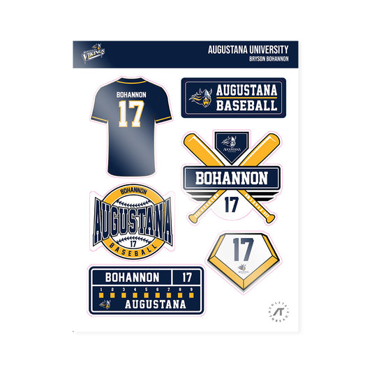 AU - NCAA Baseball : Bryson Bohannon - Sticker Sheet-0