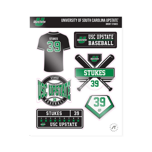 USC Upstate - NCAA Baseball : Brent Stukes - Sticker Sheet-0