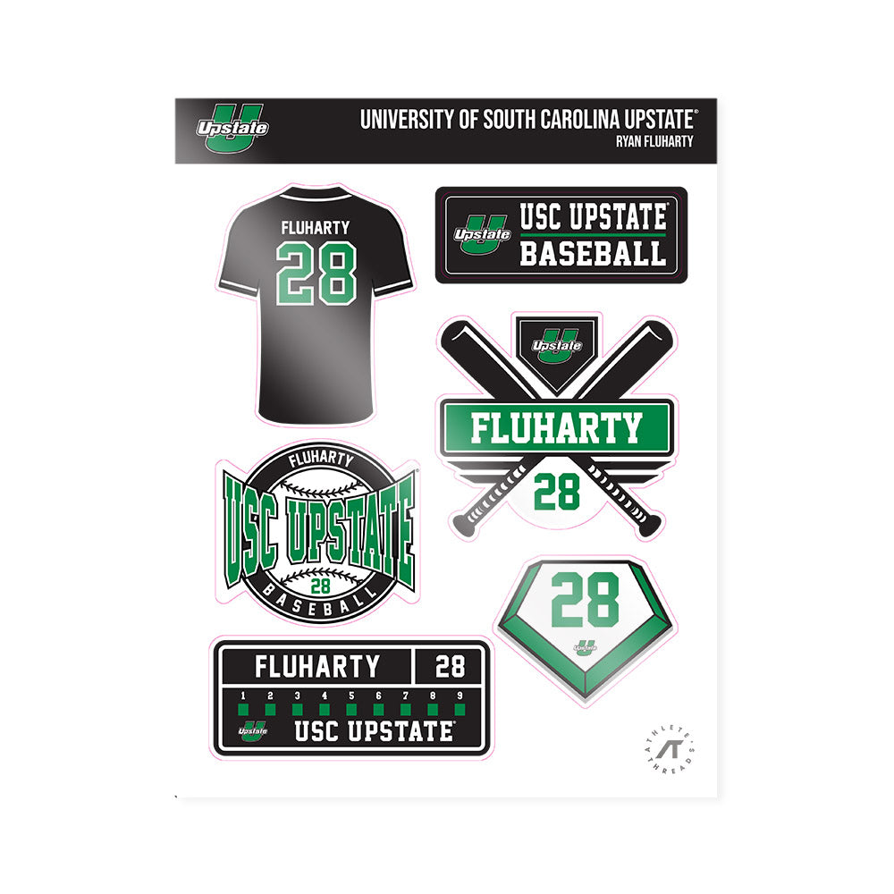USC Upstate - NCAA Baseball : Ryan Fluharty - Sticker Sheet-0