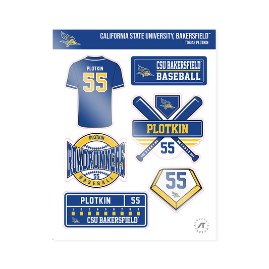 CSU Bakersfield - NCAA Baseball : Tobias Plotkin - Sticker Sheet-0