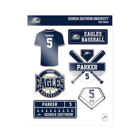 Georgia Southern - NCAA Baseball : Cade Parker - Sticker Sheet-0