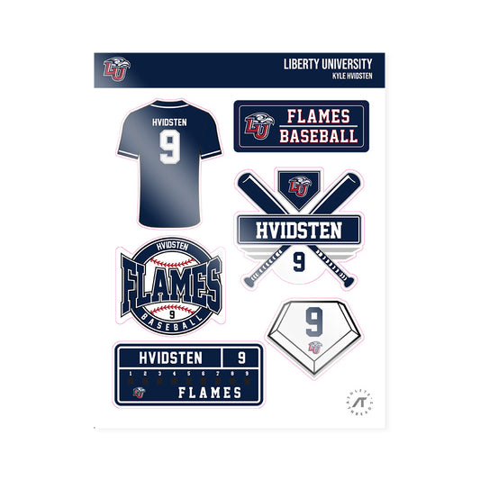 Liberty - NCAA Baseball : Kyle Hvidsten - Sticker Sheet-0
