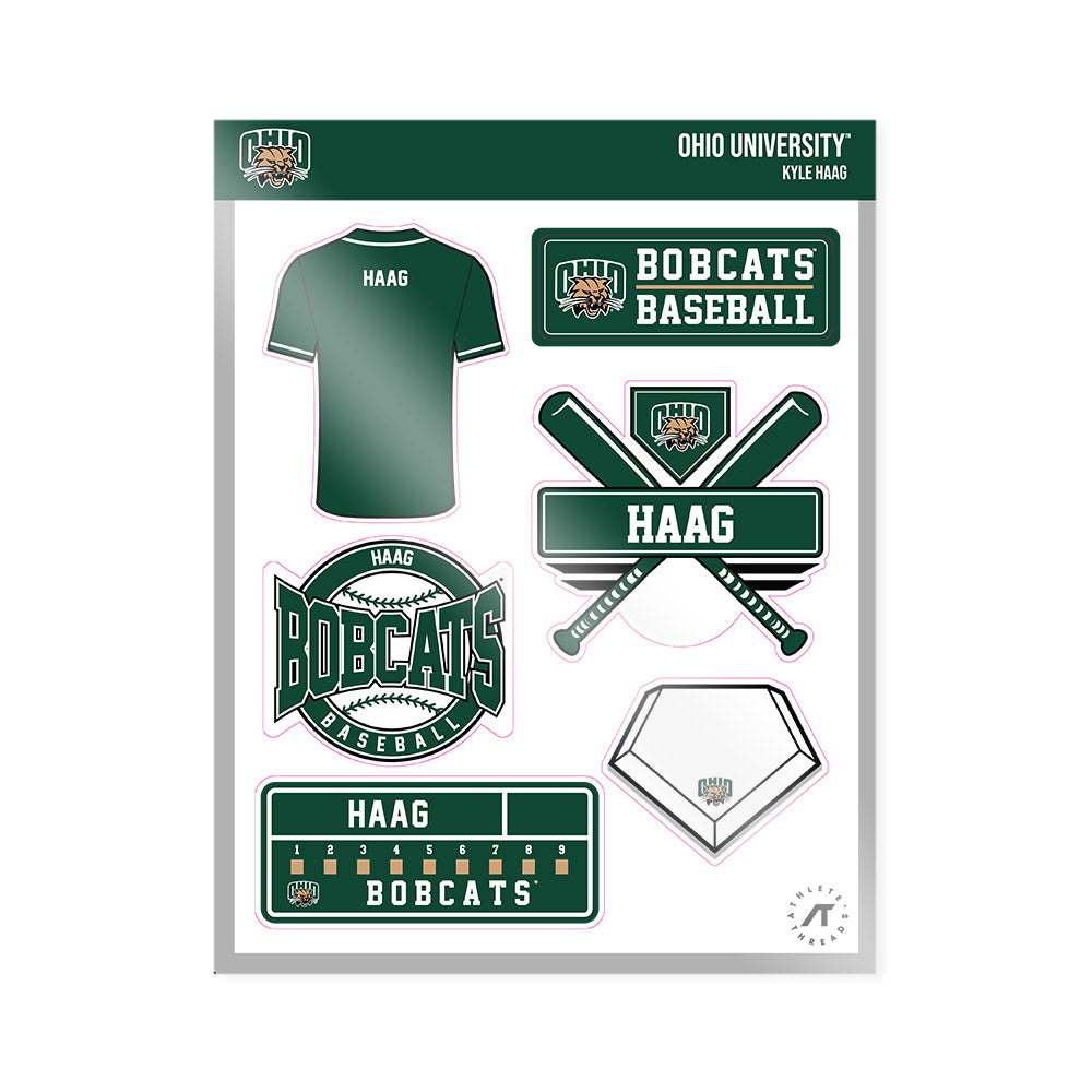 Ohio - NCAA Baseball : Kyle Haag - Sticker Sheet-0