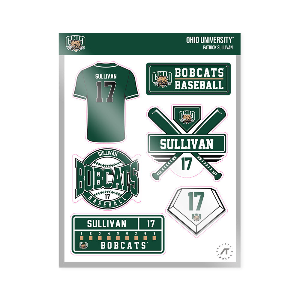 Ohio - NCAA Baseball : Patrick Sullivan - Sticker Sheet-0