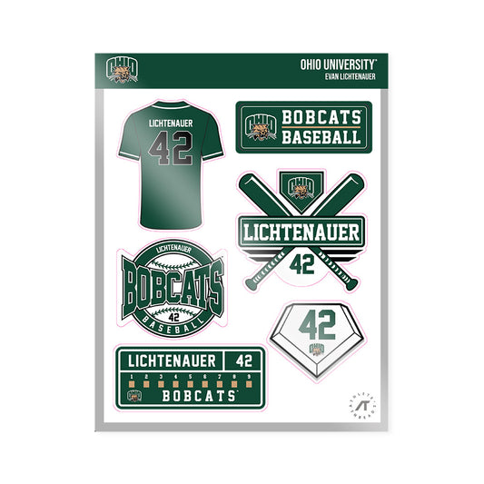 Ohio - NCAA Baseball : Evan Lichtenauer - Sticker Sheet-0