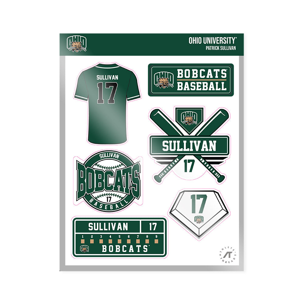 Ohio - NCAA Baseball : Patrick Sullivan - Sticker Sheet-0