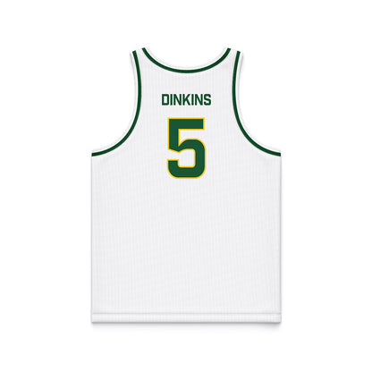 GMU - NCAA Men's Basketball : Devin Dinkins - Basketball Jersey-1