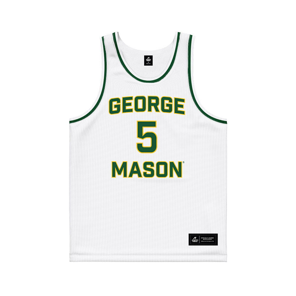 GMU - NCAA Men's Basketball : Devin Dinkins - Basketball Jersey-0