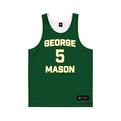 GMU - NCAA Men's Basketball : Devin Dinkins - Basketball Jersey-0