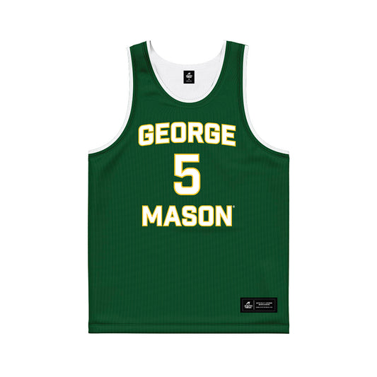 GMU - NCAA Men's Basketball : Devin Dinkins - Basketball Jersey-0