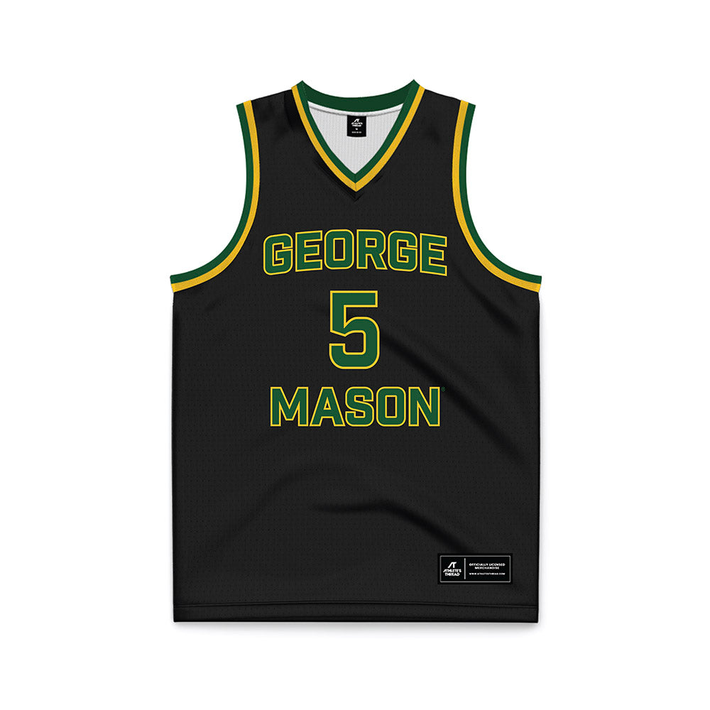 GMU - NCAA Men's Basketball : Devin Dinkins - Basketball Jersey-0
