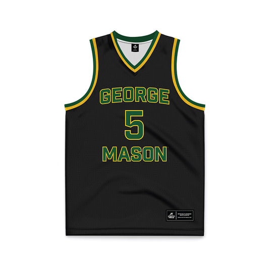 GMU - NCAA Men's Basketball : Devin Dinkins - Basketball Jersey-0