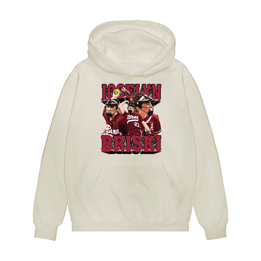 Alabama - NCAA Softball : Jocelyn Briski - Collage Premium Hooded Sweatshirt-0